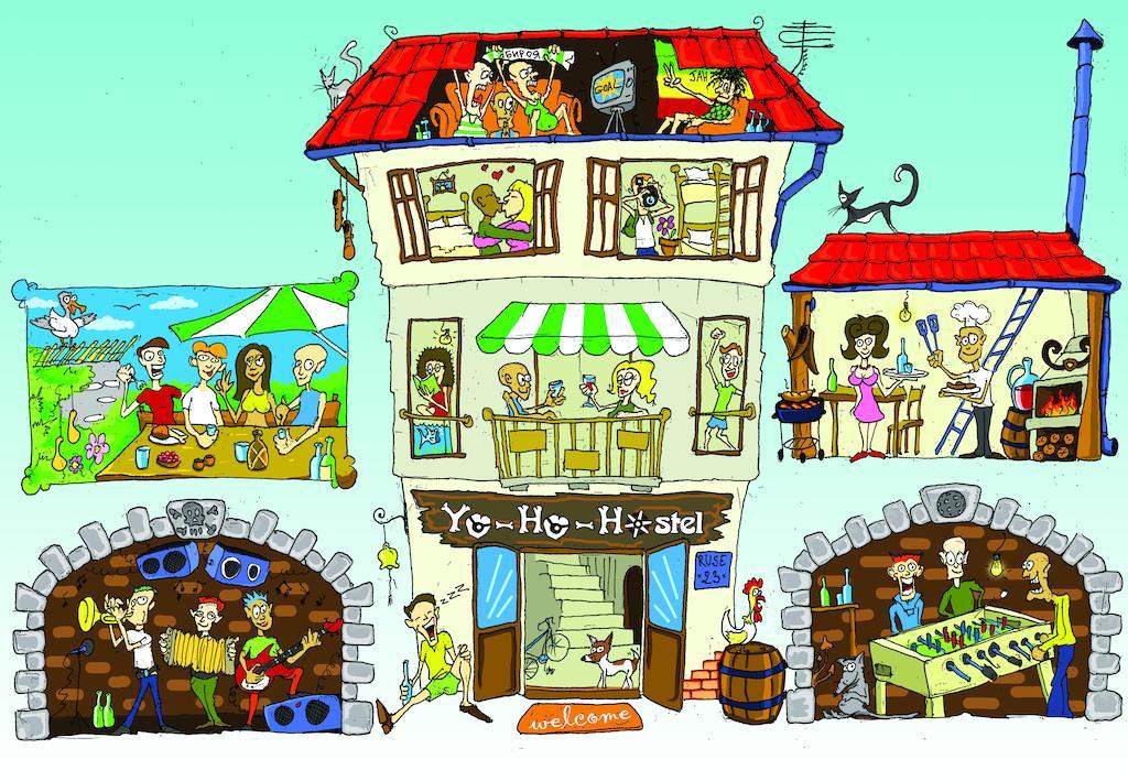 Yo Ho Hostel Warna Exterior foto